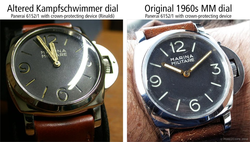 180912-comp-panerai-6152-1-marina-militare-altered-kampfschwimmer-dial-with-fake-rinaldi-engravings-vs-original-1960-marina-militare-dial