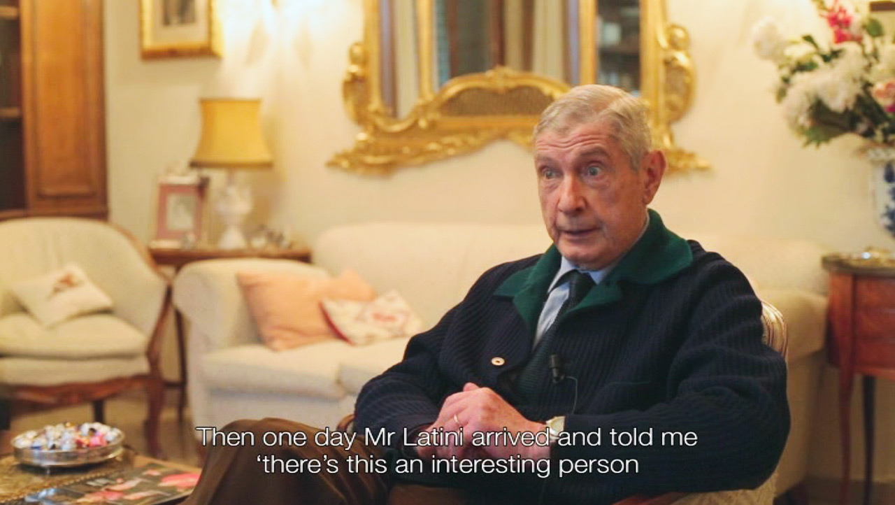 Dino Zei: "Then one day Mr. Latini arrived and told me there's this interesting person..."