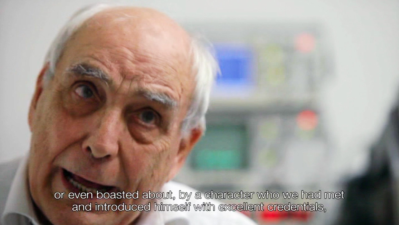 Bruno Latini: "...or even boasted about, by a character who we had met and introduced himself with excellent credentials..."