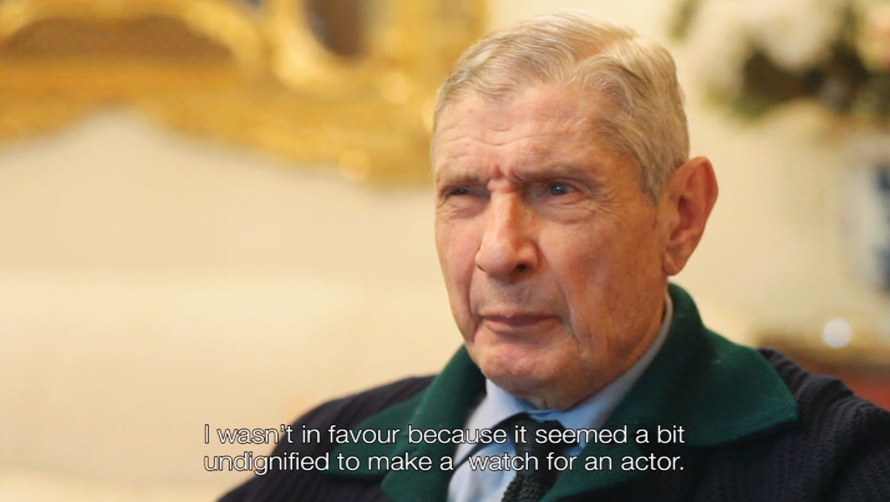 Dino Zei: " I wasn't in favour because it seemed a bit undignified to make a watch for an actor."