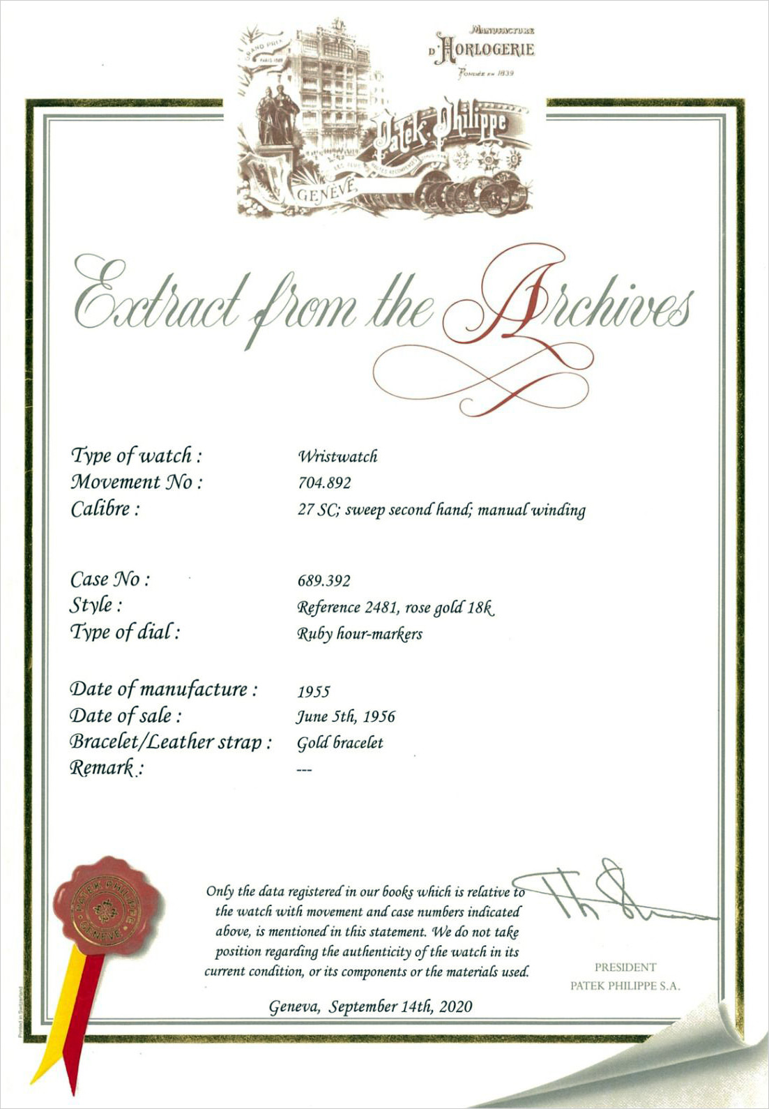 A Questionable Patek Philippe 2481 At Christie's Hong Kong, Hidden