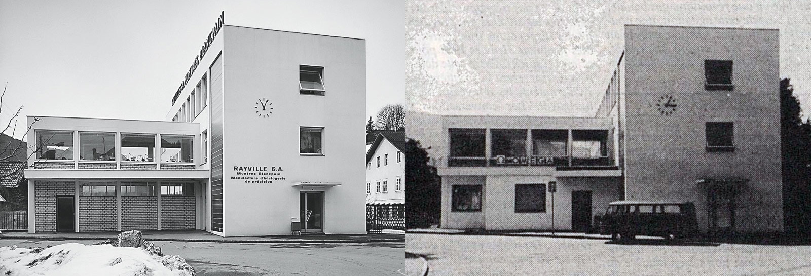 Rayville S.A. Montres Blancpain in 1964 vs. Omega jewelry department in 1982