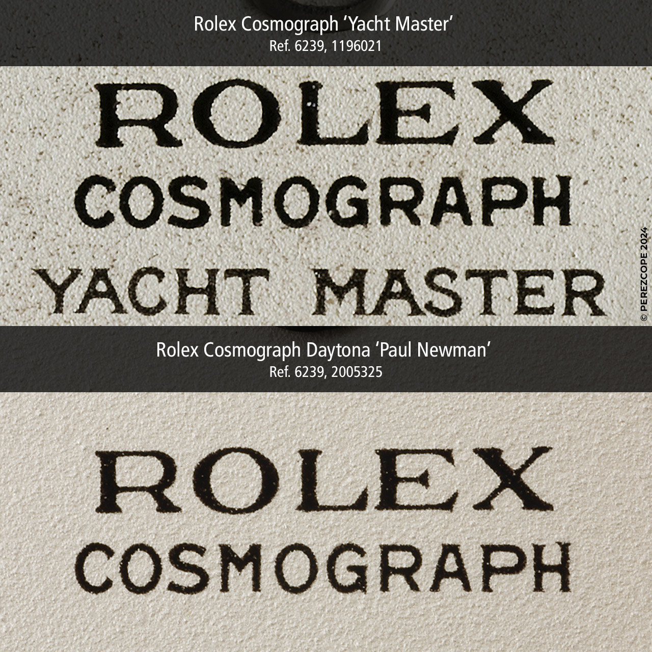 Comparison Rolex Cosmograph print