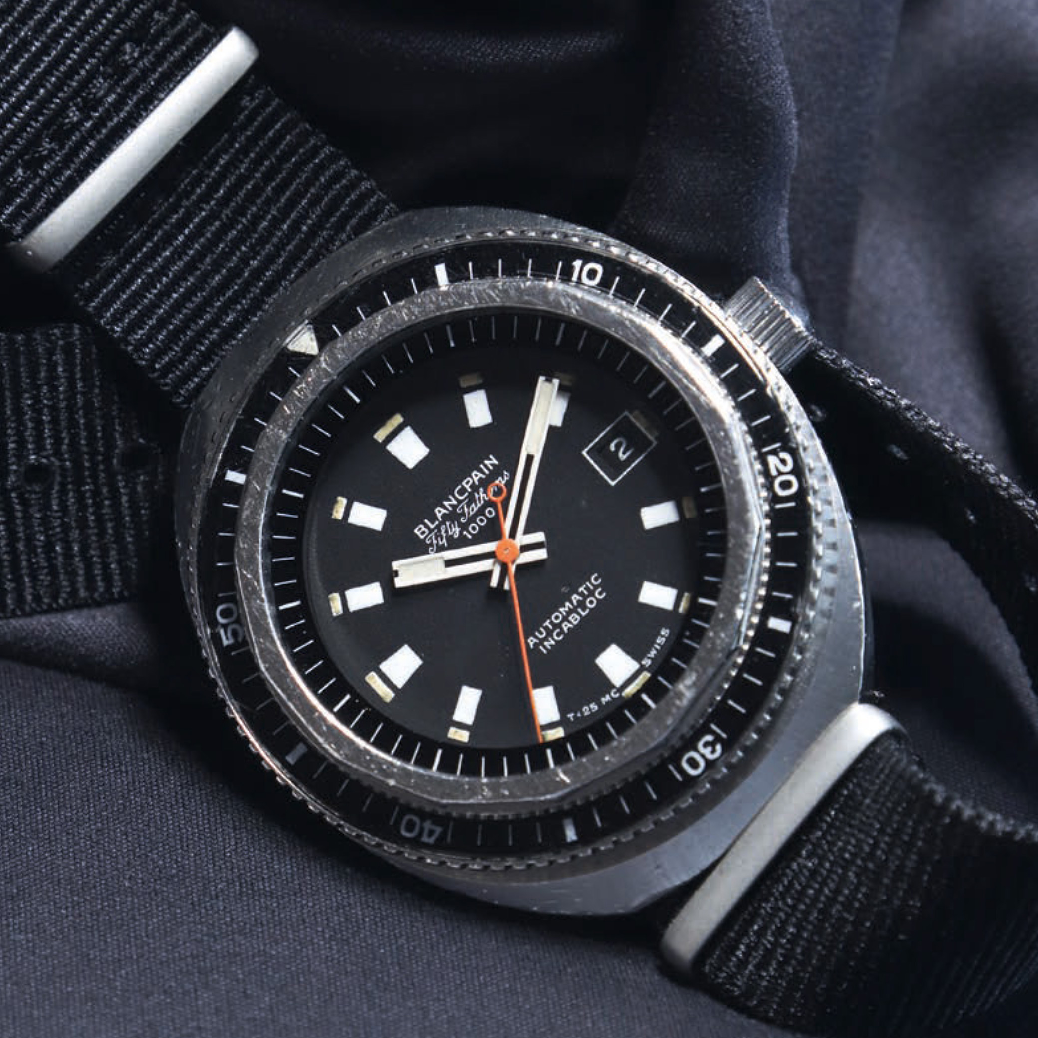 Blancpain Fifty Fathoms 1000 m from the 1970s